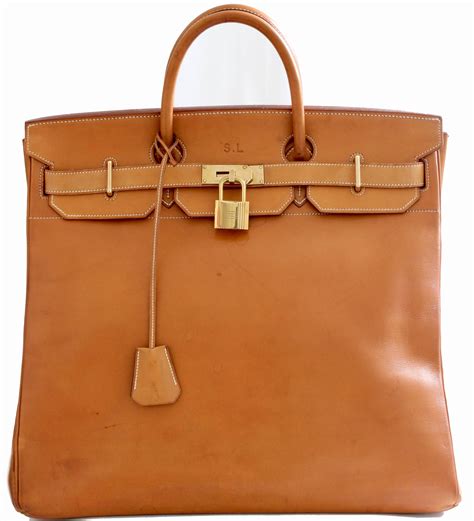 hermes vache natural|hermes leather canvas bags.